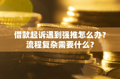 济南借款起诉遇到强推怎么办？流程复杂需要什么？
