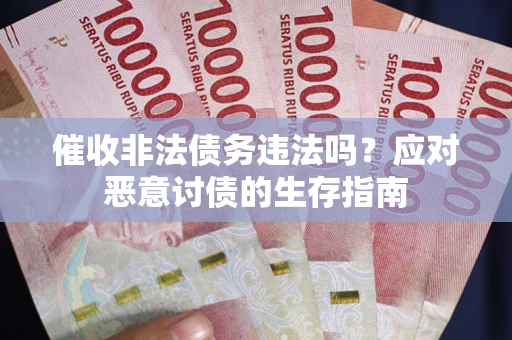 济南催收非法债务违法吗？应对恶意讨债的生存指南